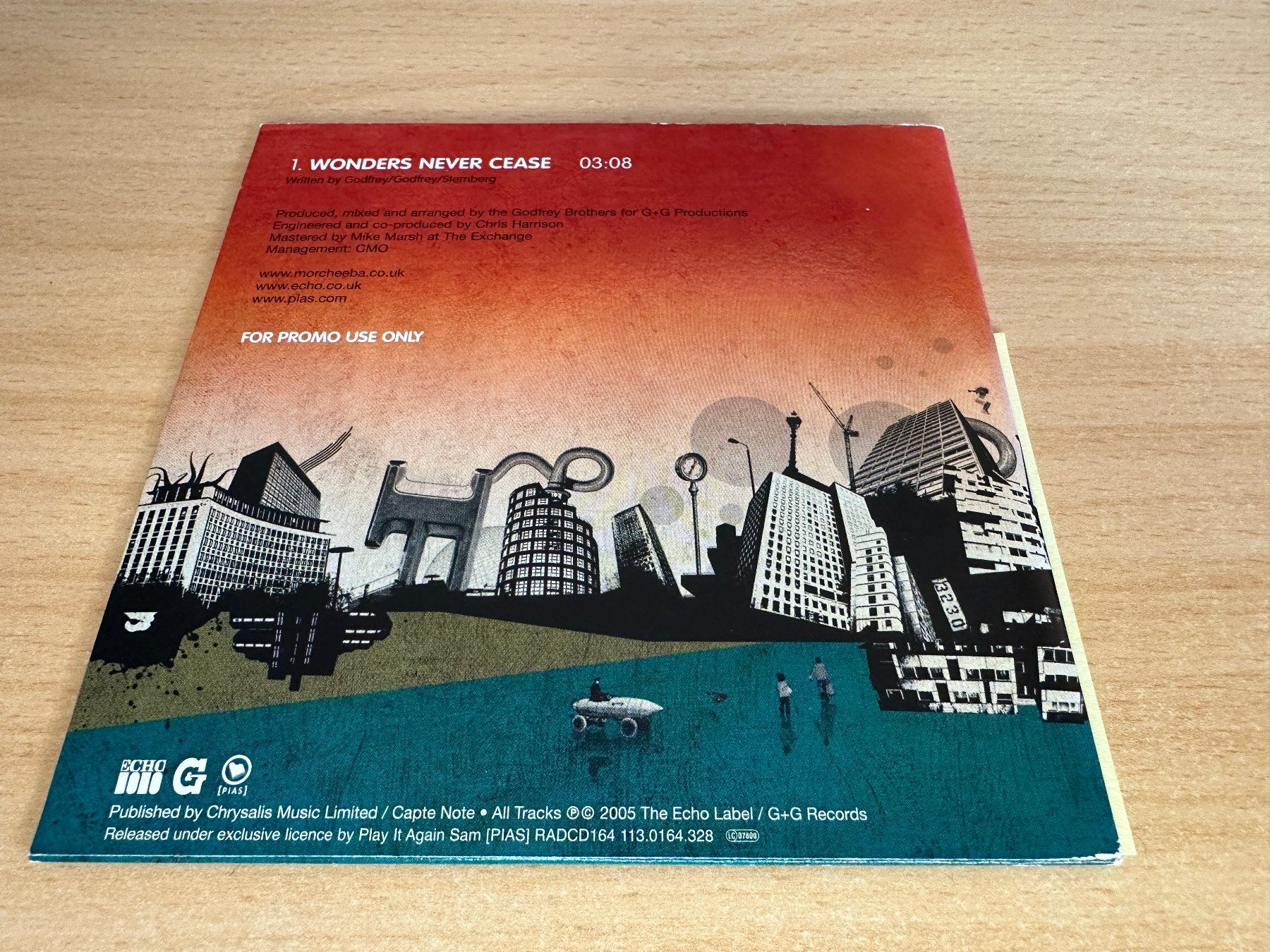 CD: Morcheeba – Wonders Never Cease - Promo & Single CD – Usato da Rikon im Tösstal venduto da Alpenmutz 1