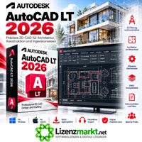 Autodesk AutoCAD LT 2026 – 1 Jahr Lizenz (Windows & macOS)