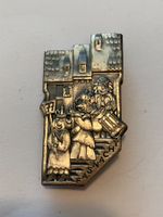 1 Basler Fasnacht Plakette 1977 Silber