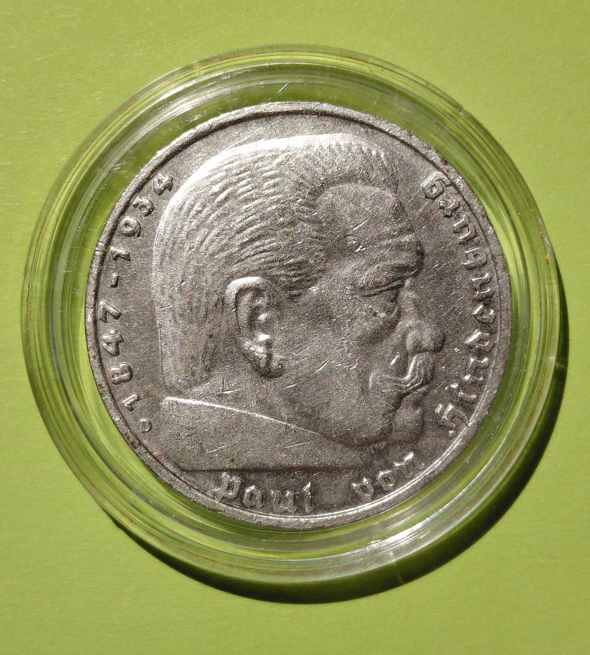 Tutti le monete: 5 Reichsmark 1935, 900/1000 Silber – Usato da Lütisburg venduto da Huboe 1