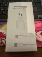 Prise et câble iPhone 20w 1m usb-c lighting(PAS APPLE)