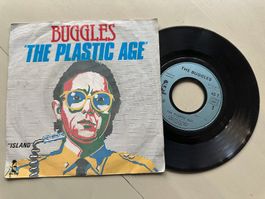 BUGGLES tolle Single Kult 80's New Wave Synth The plastic ag