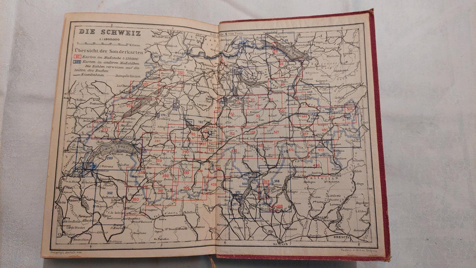 Bücher: DIE SCHWEIZ        KARL BAEDEKER LEIPZIG 1937 – Gebraucht aus Männedorf von hch_8fd9 8