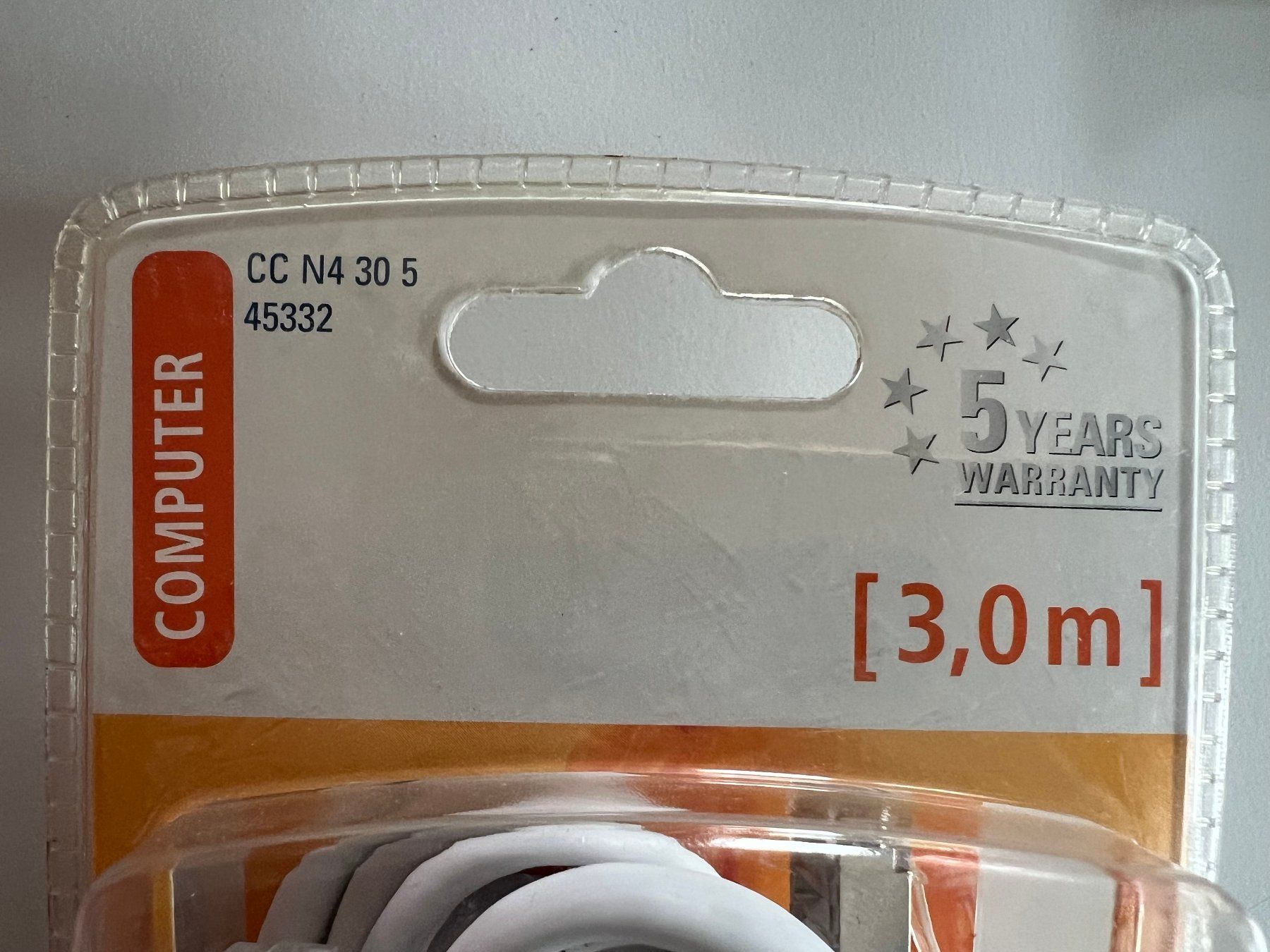 Cavi: Vivanco Netzwerkkabel, 3 m, neu – Nuovo e nell'imballaggio originale da Bazenheid venduto da rue_6hcy 2
