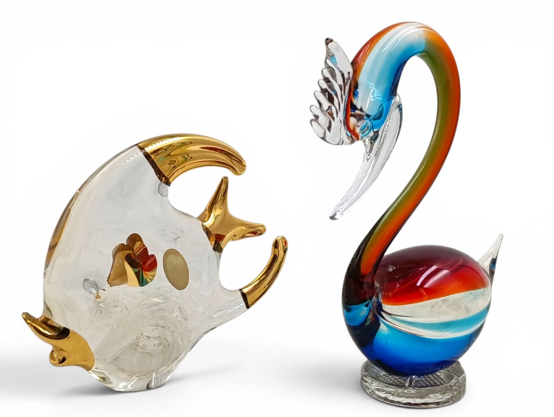 Murano Gläser: Zwei Murano-Glasfiguren  – Gebraucht aus Hochfelden von Relict 1