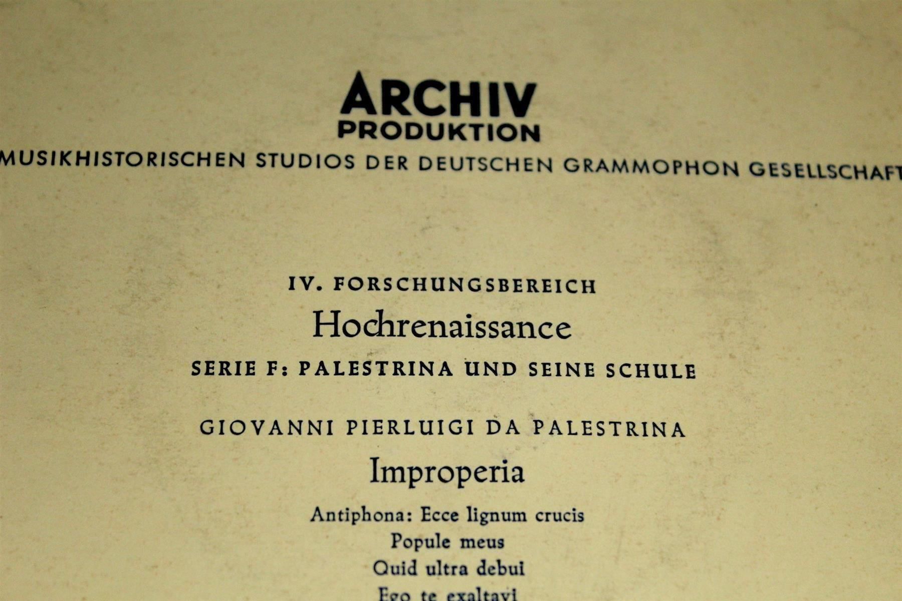 Posters & Illustrations: GIOVANNI P. DA PALESTRINA: Improperia – D'occasion à Bern par vinyl-heaven 4