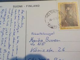 Europa, Finnland, Marke Ansichtskarte 1Stk.