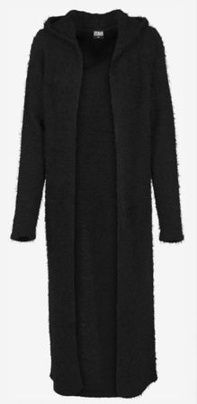 URBAN CLASSICS Strickjacke/ schwarz/ Gr. S