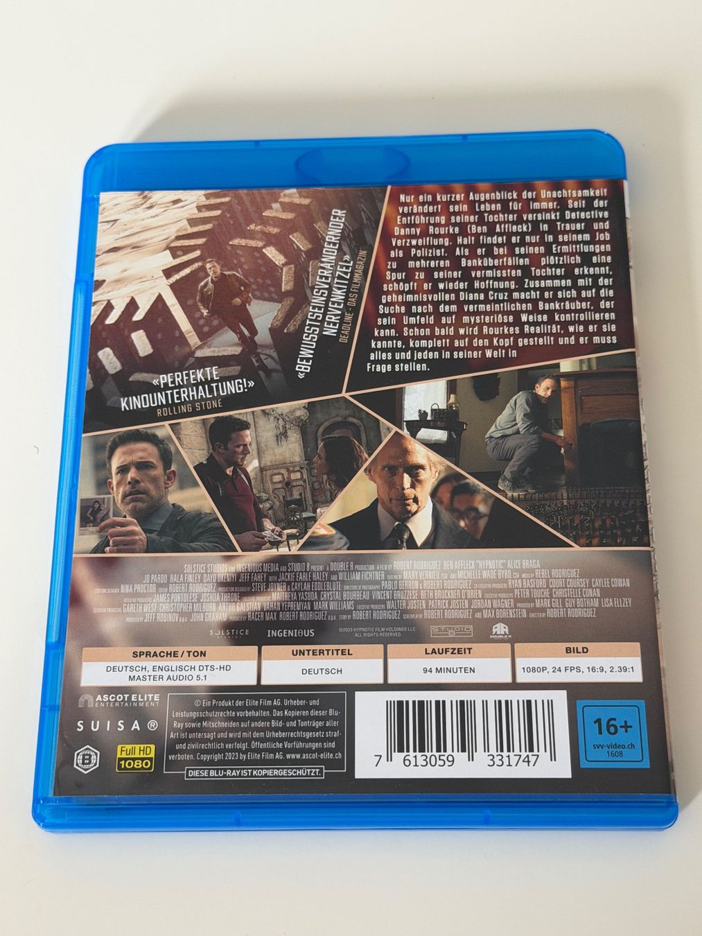 Tutti i DVDs: Hypnotic Blu-ray - Top Zustand – Nuovo (secondo la descrizione) da Altstätten SG venduto da sheamus 1