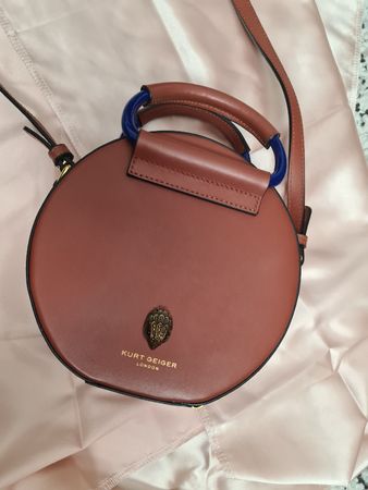 Kurt Geiger London Runde Leder Tasche Wie Neu
