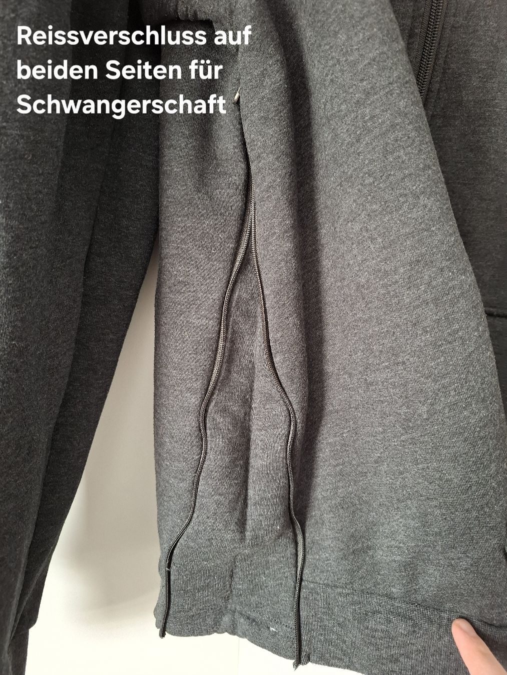 Giacche: Umstands-/Tragejacke Sweatjacke Grau Gr. 40/42 – Usato da Ebnat-Kappel venduto da fpe. 2