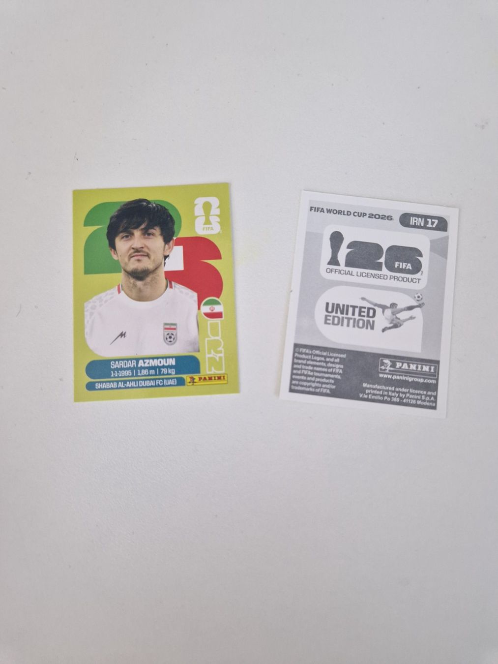 Panini Carte collezionabili: Panini Sticker IRN17 – Nuovo (secondo la descrizione) da Stüsslingen venduto da white_angel86