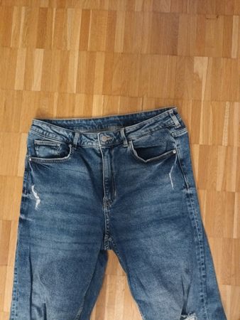 H&M Jeans, Grösse 42, High Waist, Straight, Top Zustand!