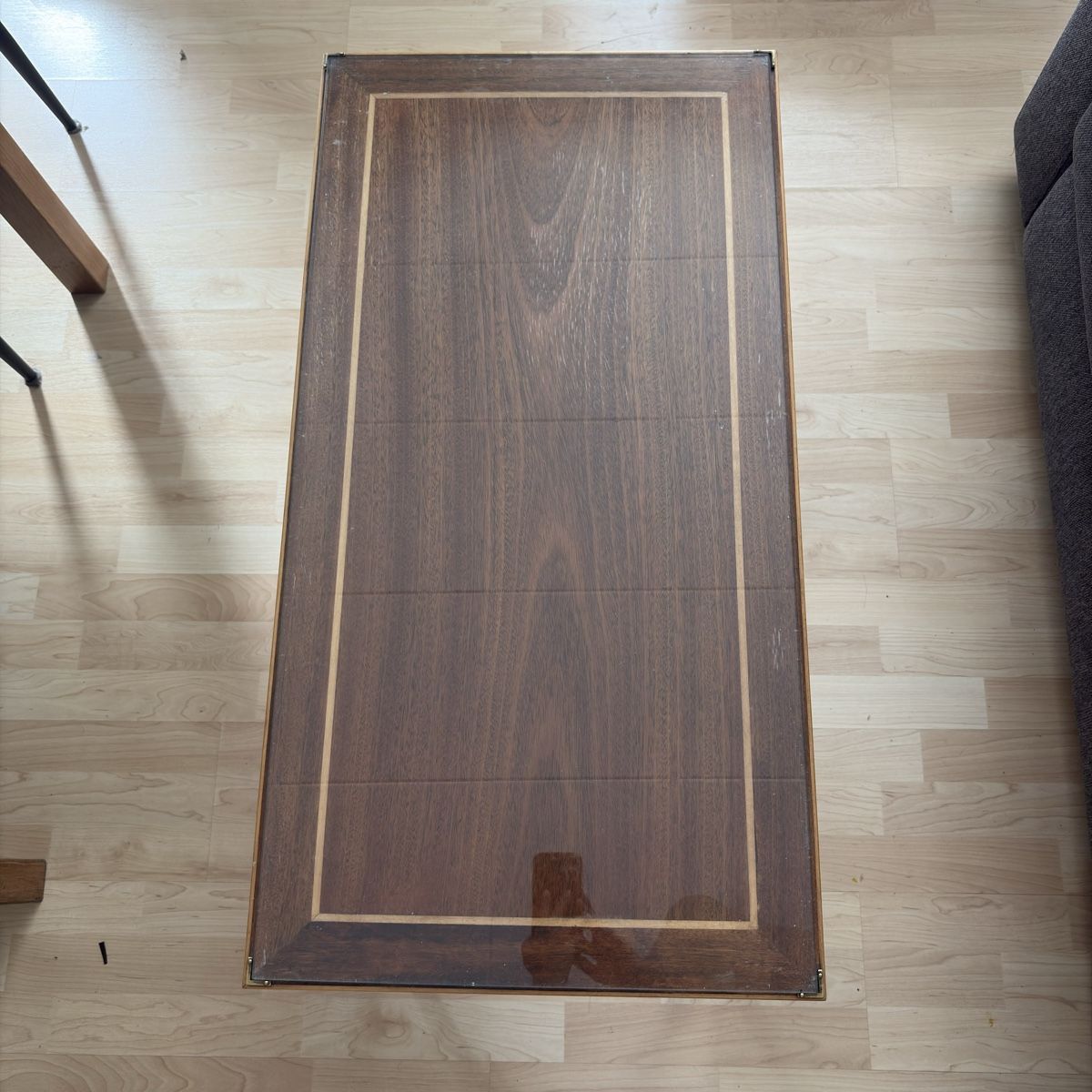 Tavoli: Table basse en bois et verre – Usato da Moudon venduto da TigerrrEye 2