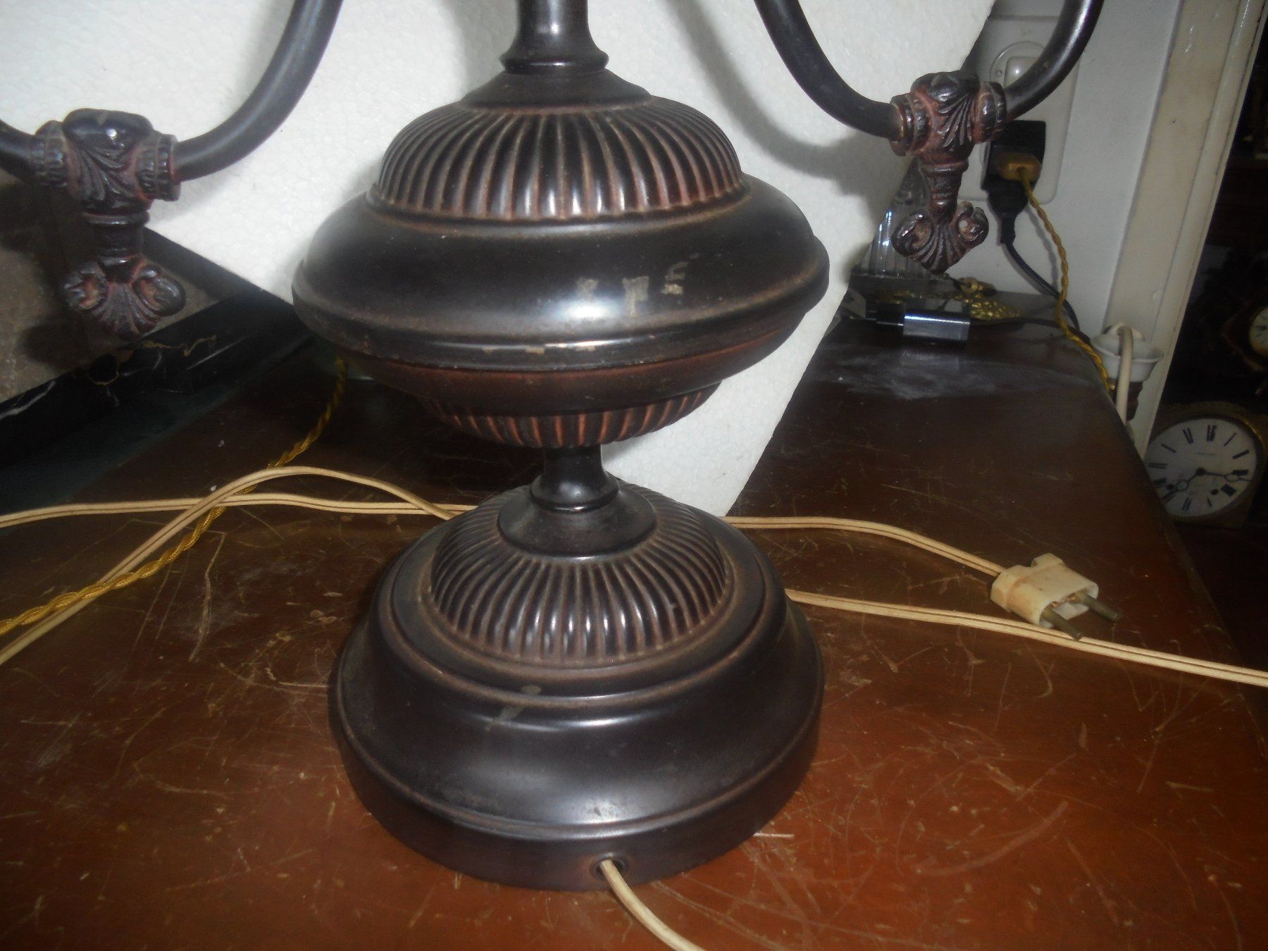 Lampade: Antike Tischlampe – Usato da Camorino venduto da Hunpete 4