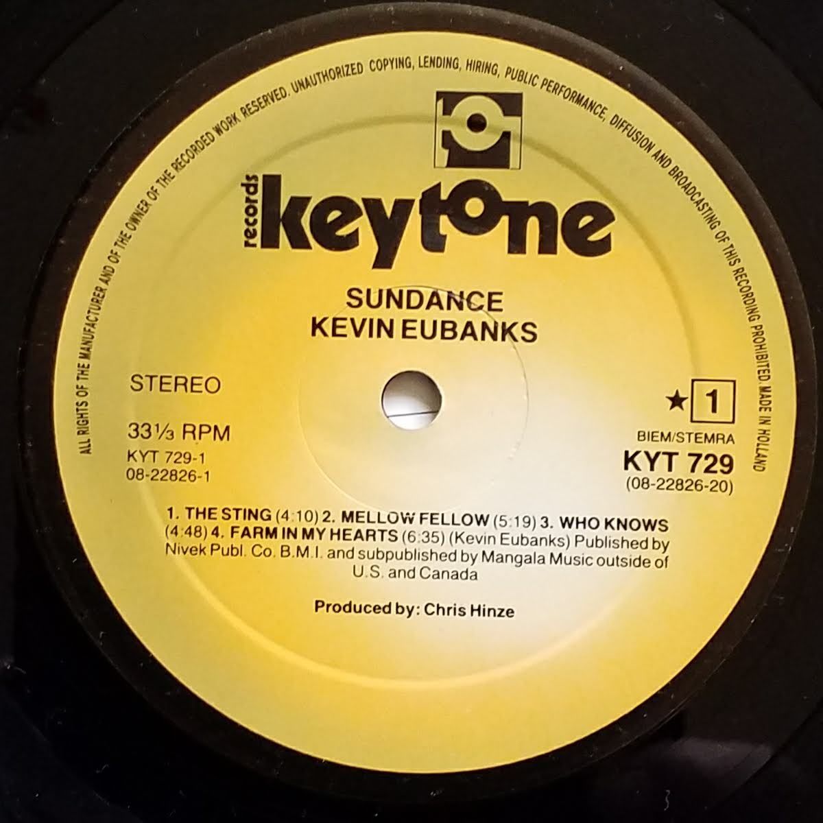 Schallplatten: KEVIN EUBANKS,  sundance - 1st 1984  - NEW - – Neu (gemäss Beschreibung) aus Yverdon-les-Bains von Jacotreut 2
