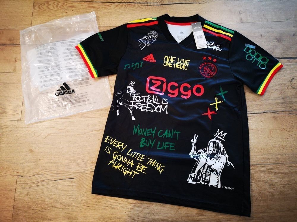 Retro - Ajax Amsterdam Bob Marley Special Trikot Gr.XL | Kaufen auf Ricardo