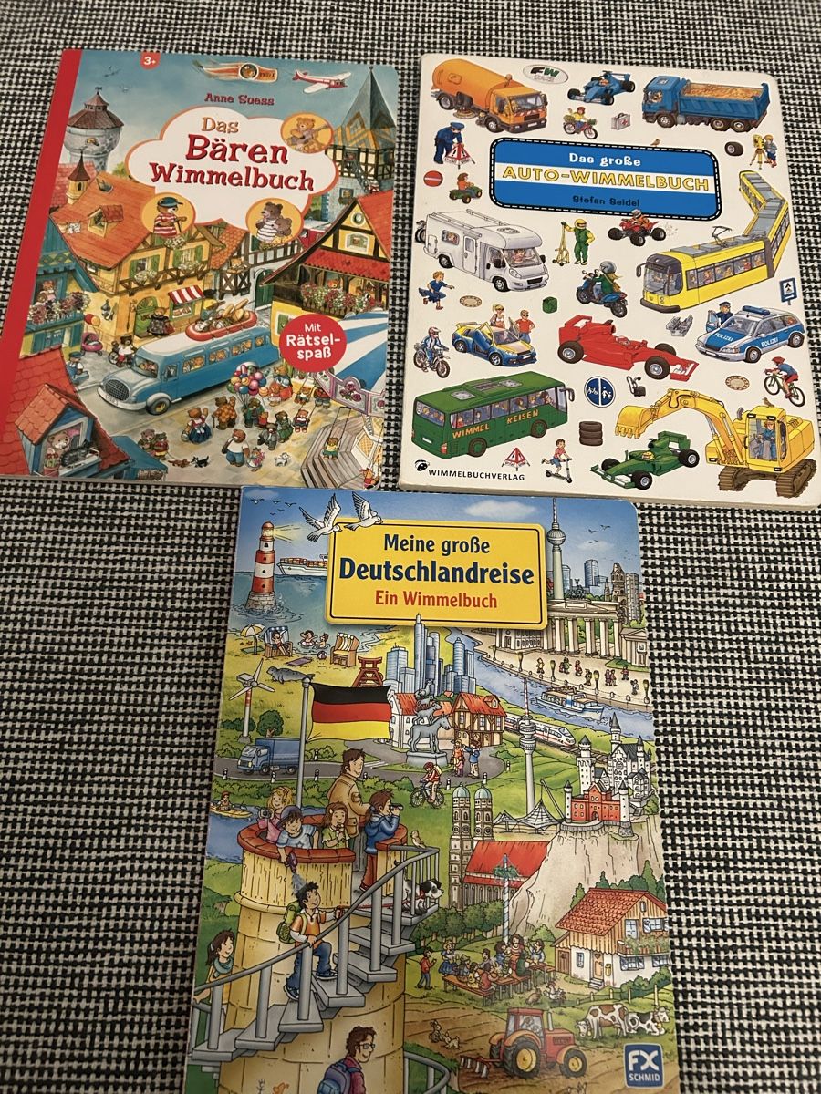 Bücher: Wimmelbücher Set: Bären, Auto, Deutschlandreise – Gebraucht aus Zürich von mar_d7zz