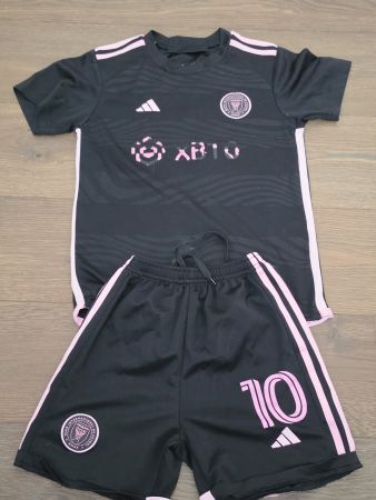 Inter Miami Trickot Messi Kinder Grösse 24 Schwarz Rosa