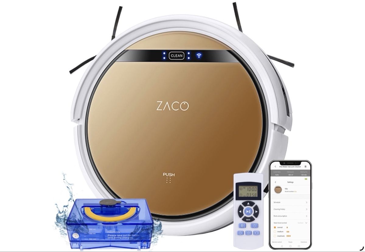 Staubsauger & Zubehör: ZACO V5sPro Saug- und Wischroboter – Neu und originalverpackt aus Zürich von Tramfahrer