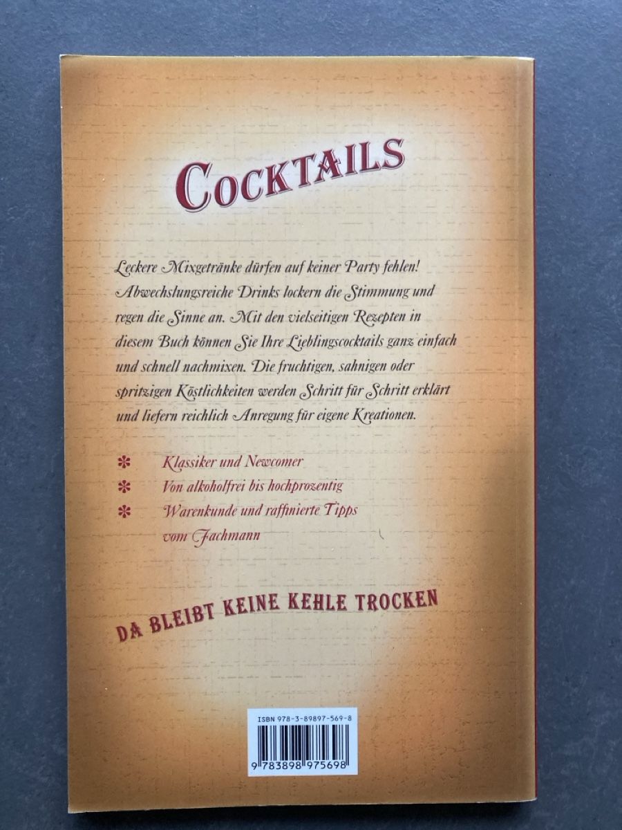 Spirituosen: Cocktailszubereitung. Buch – Neu (gemäss Beschreibung) aus Dallenwil von kavogt6 1