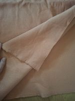 Kuschelier Sweater Stoff Farbe Lachs