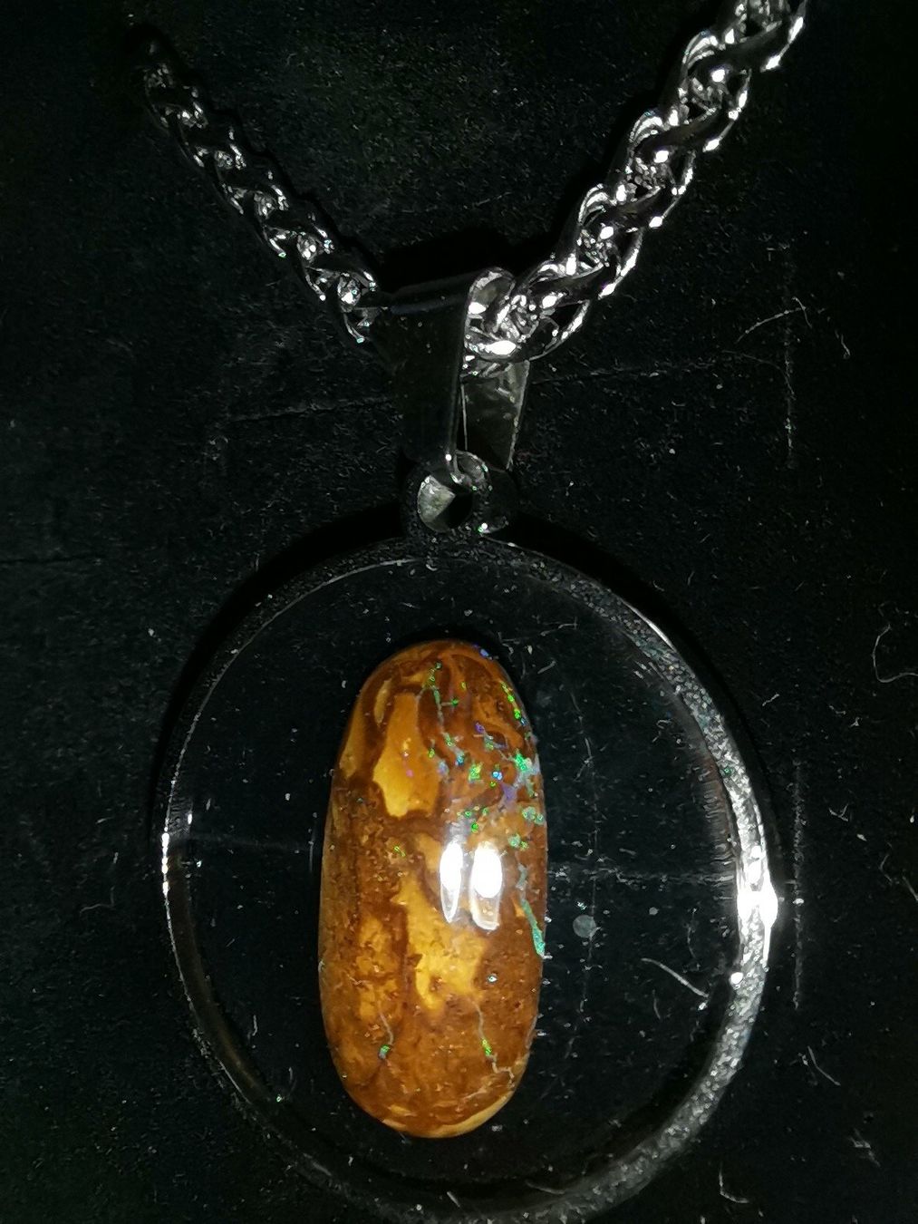 Ciondoli: Boulder Opal Halskette – Nuovo (secondo la descrizione) da Altstätten SG venduto da MainStones 1