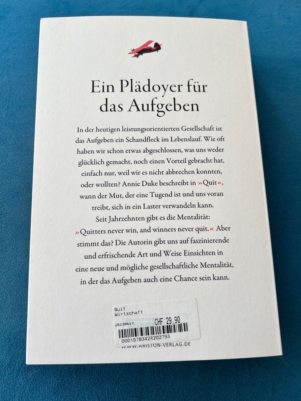 Bücher: Buch - Quit - loslassen als Chance – Neu (gemäss Beschreibung) aus Effretikon von YaMn 1