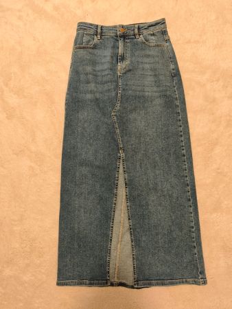 WE Jeansrock, Gr. XS, Denimrock mit Schlitz, neu!