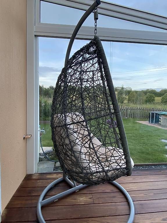 Poltrone pensili da giardino: Fauteuil suspendu  – Usato da Cheseaux-Lausanne venduto da Fannelle01 1