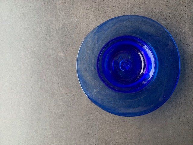 Murano Ciotole: Blaue Murano Schale – Usato da Savigny venduto da hallofave 1