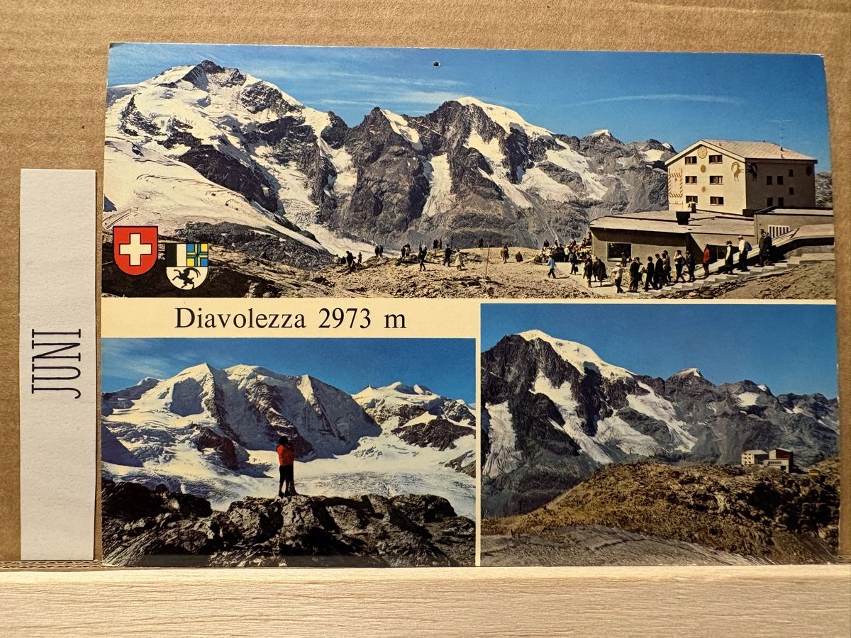 Cartoline postali: AK von Diavolezza – Usato da Rümlang venduto da Kartenpost1