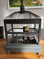 Deko Vogelkäfti Holz Metallstäbe