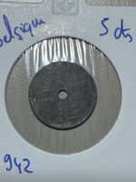 Belgique - 5 centimes - 1942
