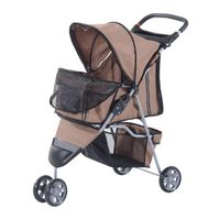 PawHut Hundewagen Kaffeebraun