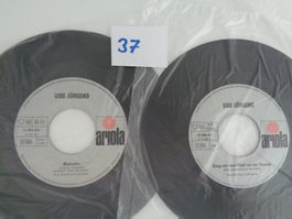6 Vinyl Singles – Udo Jürgens  - Schlager - Vintage