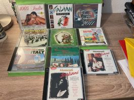 Italienische Musik CD Sammlung, 10 Stück, Top Zustand