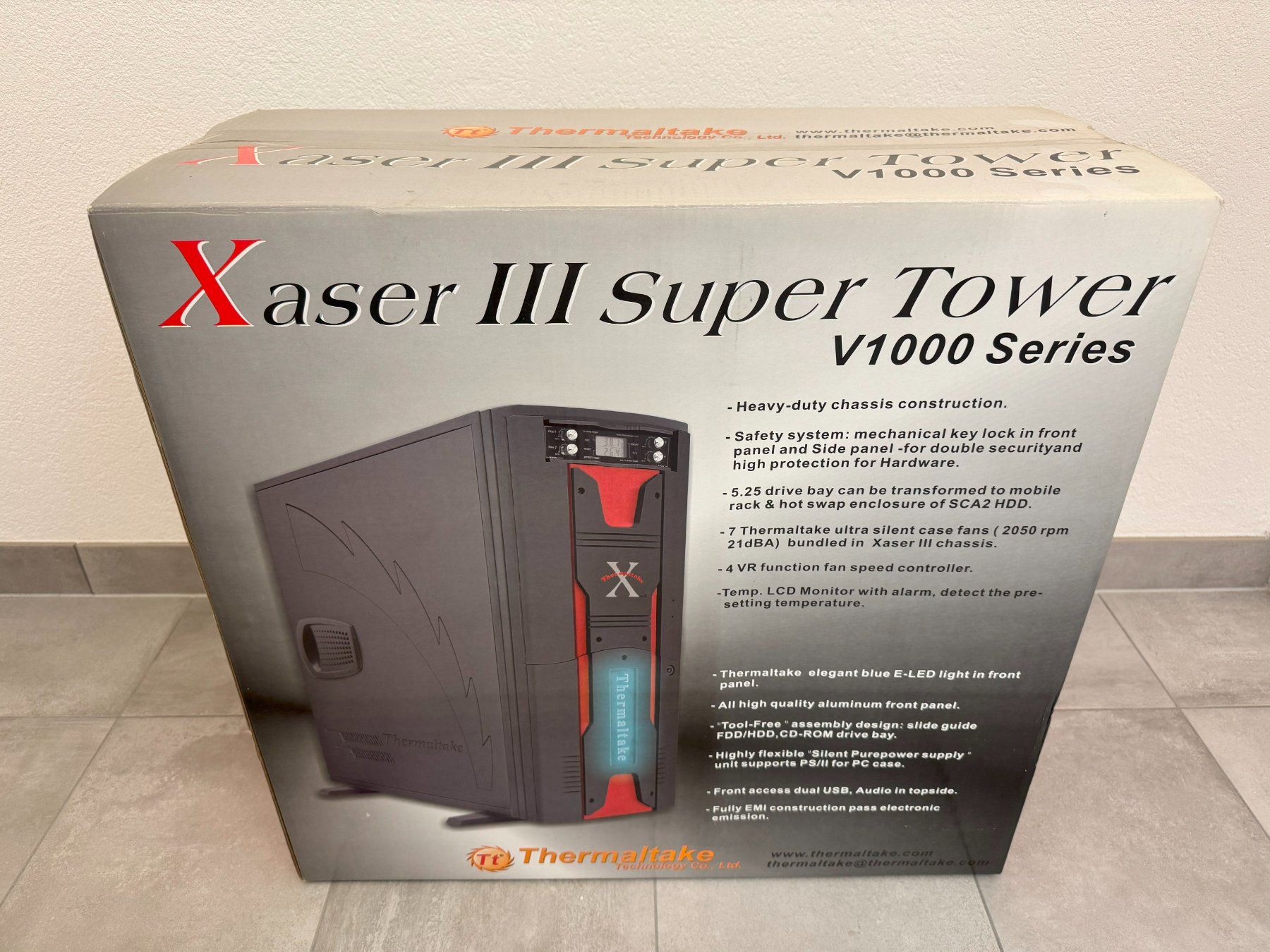 Thermaltake Custodie: Boîtier gaming Thermaltake Xaser III – Nuovo e nell'imballaggio originale da Nyon venduto da data-comm 8