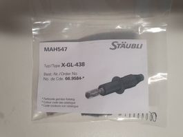 Stäubli X-GL-438 Lamellenstecker Stecker, gerade Stift-Ø: 4