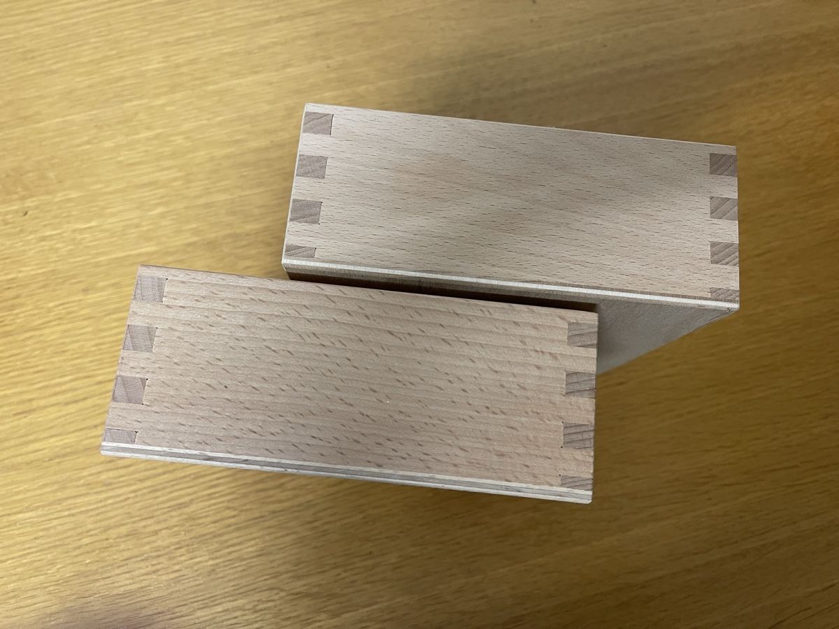 Articoli in legno: Holzboxen, 2 Stk., Buche hell – Usato da Spreitenbach venduto da R_1691 3