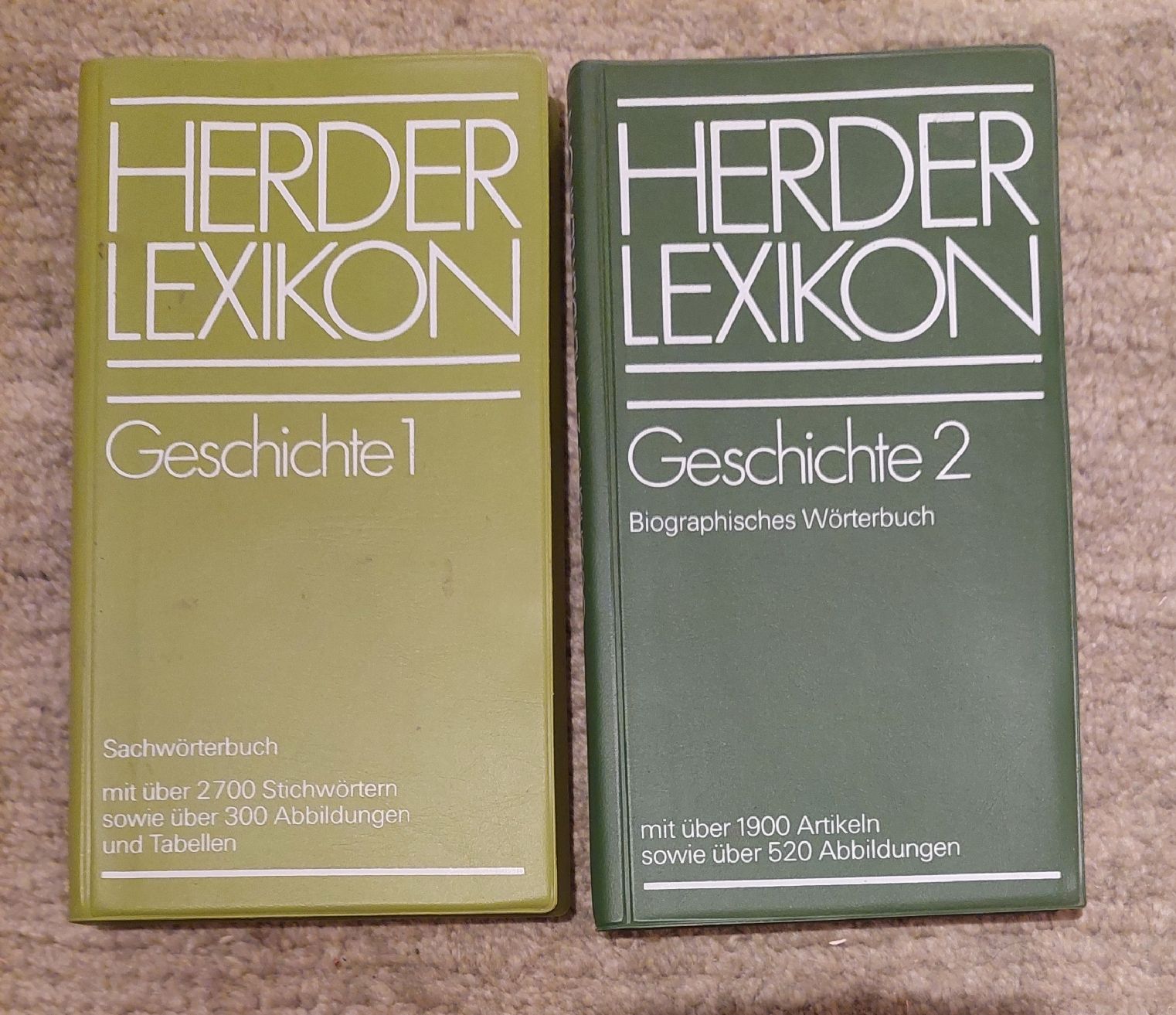 Libri: Geschichtslexikon 2-bändig von Herder – Usato da Zürich venduto da Cortin