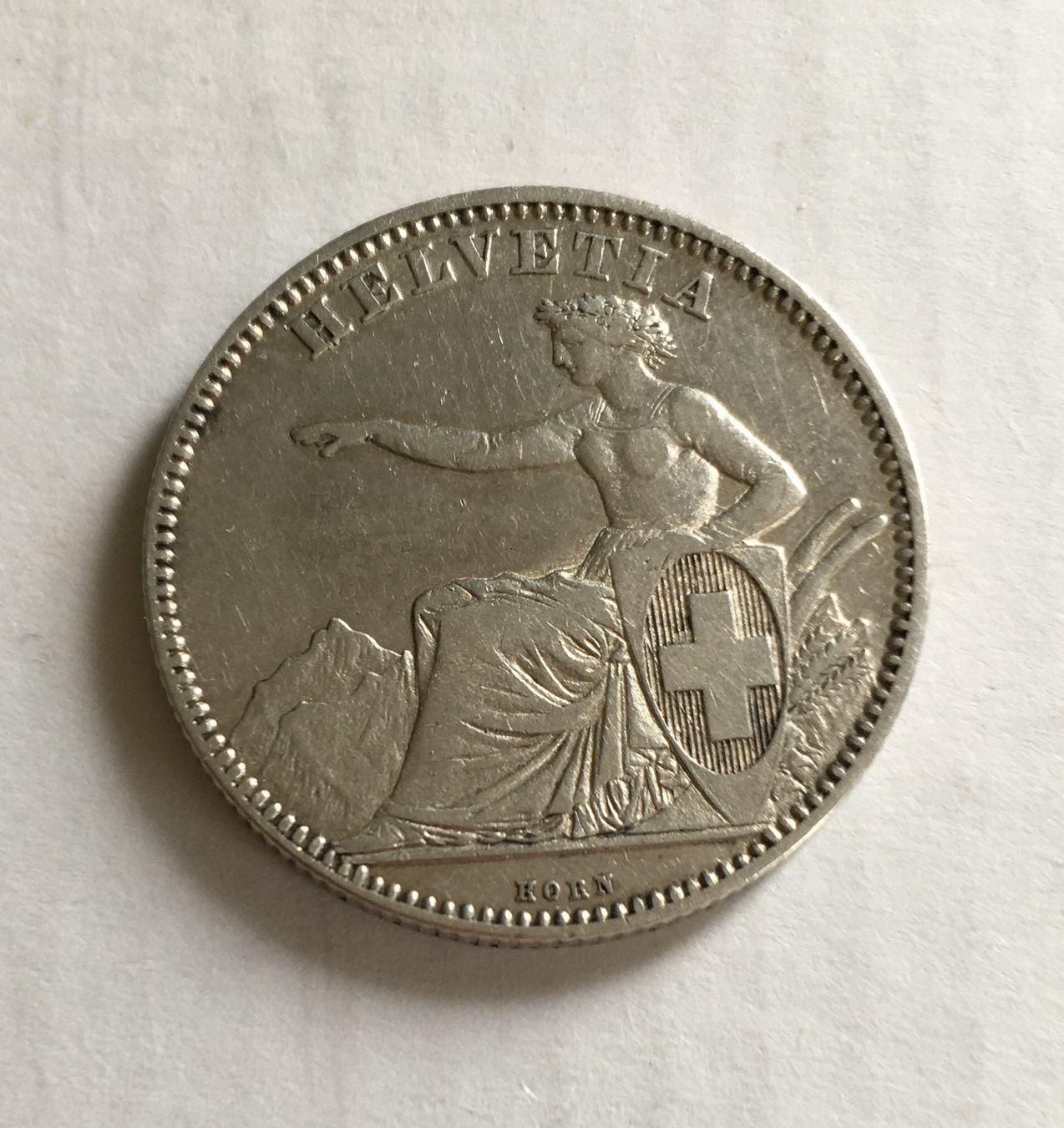 Tutti le monete: 1862 2 Franken vz+ – Usato da Kirchberg SG venduto da Helveticus00 1