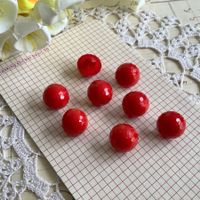 8 Knopfe rot rouge boutons