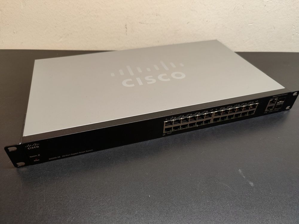 Cisco SG200-26 26 Port Switch lüftelos (Gebraucht) in Ettingen für CHF ...