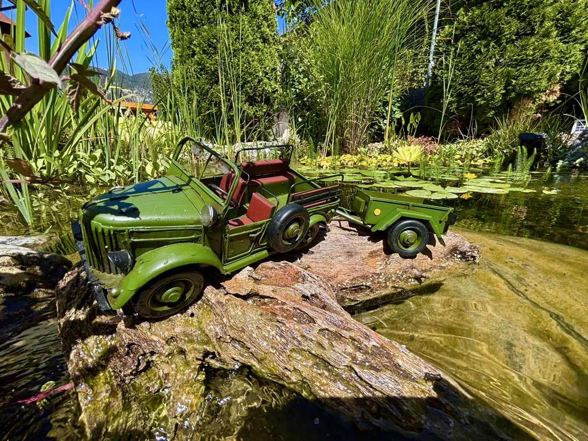 Modellautos: Blechauto mit Anhänger – Neu und originalverpackt aus Langendorf von Blechfahrzeuge