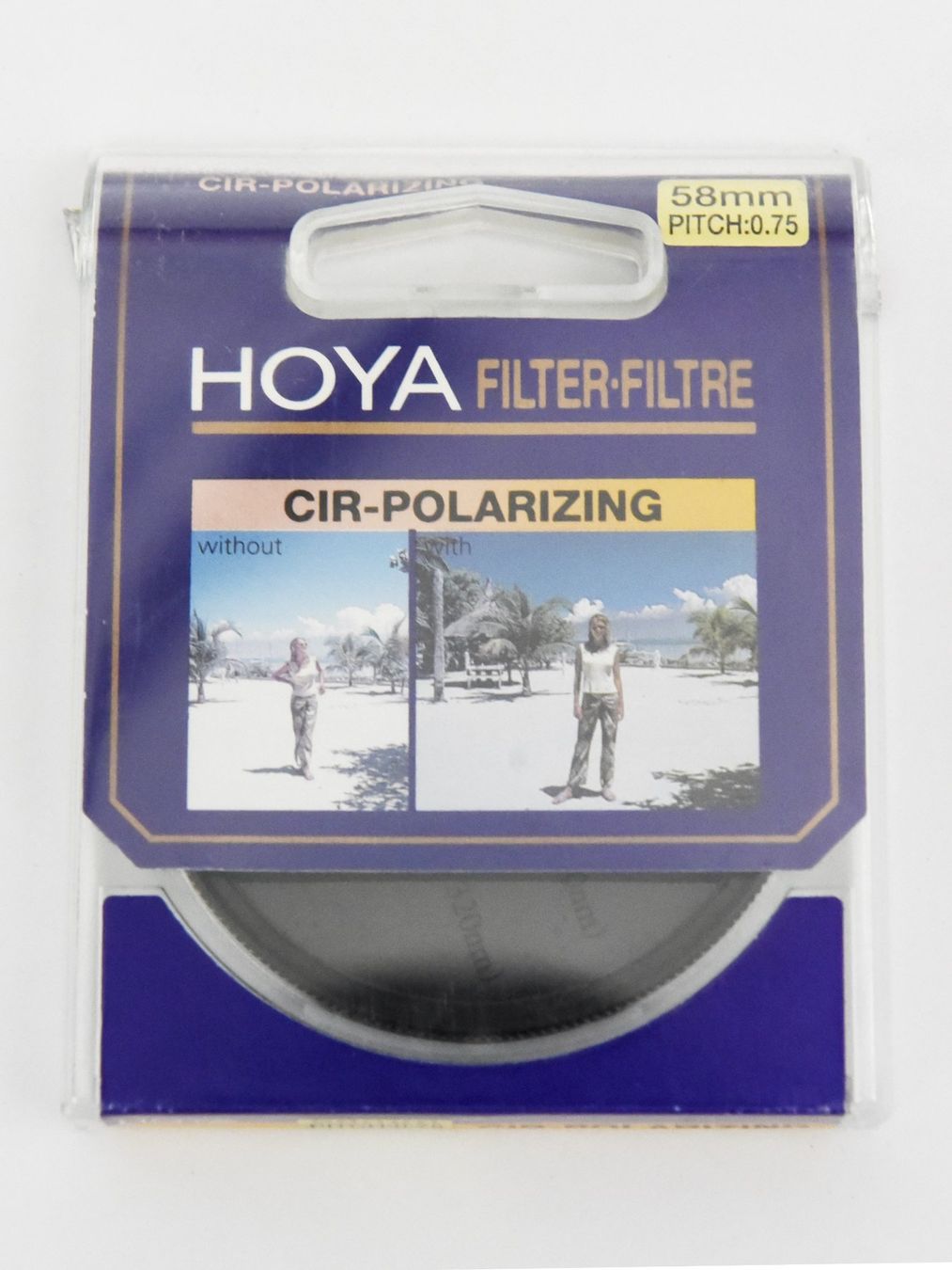 Filtri: HOYA CIR-Polarizing Filter, 58mm – Nuovo e nell'imballaggio originale da Uznach venduto da EH249