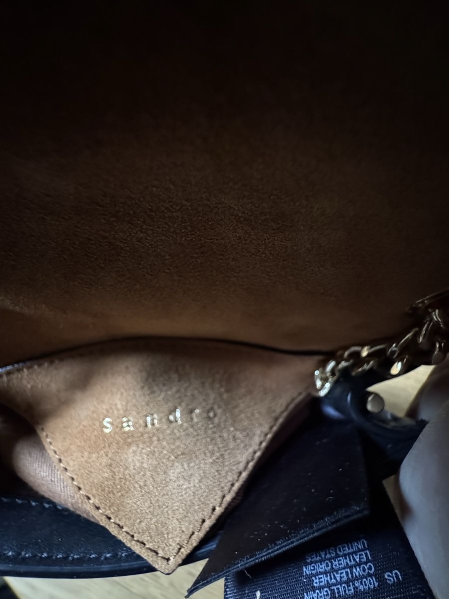 Borse da donna: Sac Sandro noir, chaîne dorée – Nuovo (secondo la descrizione) da Genève venduto da inf_2ggr 4