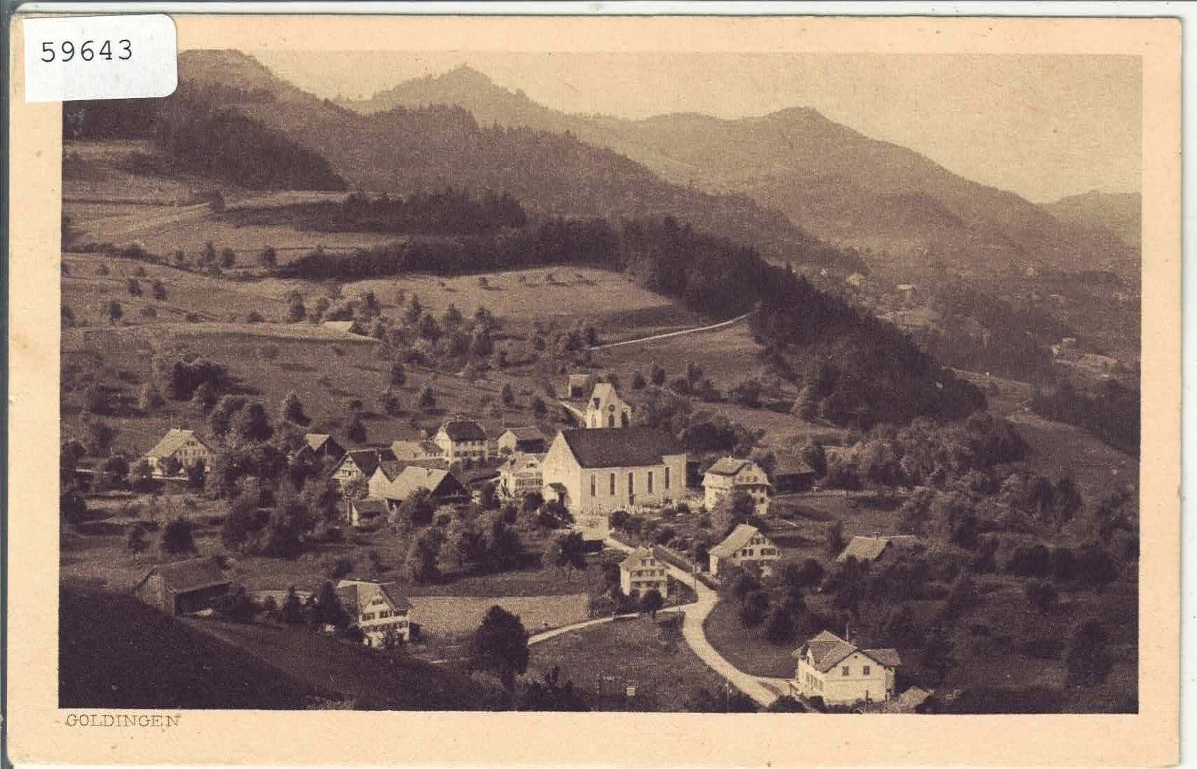 Cartoline postali: Goldingen SG - Generalansicht – Usato da Ettingen venduto da Kartenplanet