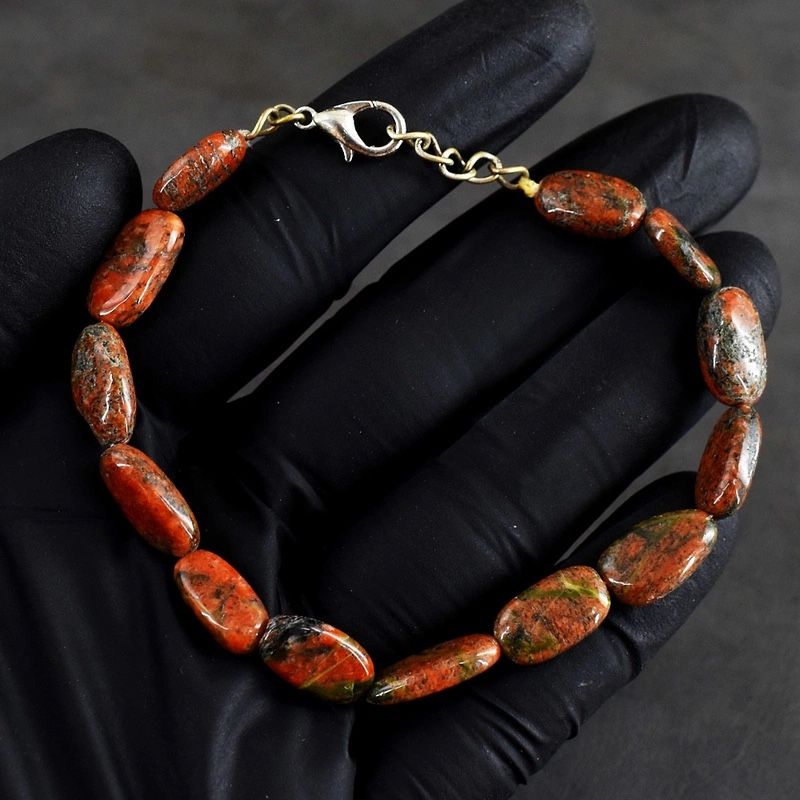 Bracciali & Braccialetti: Armband aus Unakite wunderschön!  – Nuovo (secondo la descrizione) da Ronco sopra Ascona venduto da Tonytornado 2