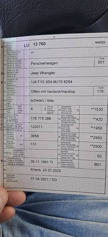 Autos: Jeep Wrangler – Gebraucht aus Eschenbach LU von Meg_sbc8 1
